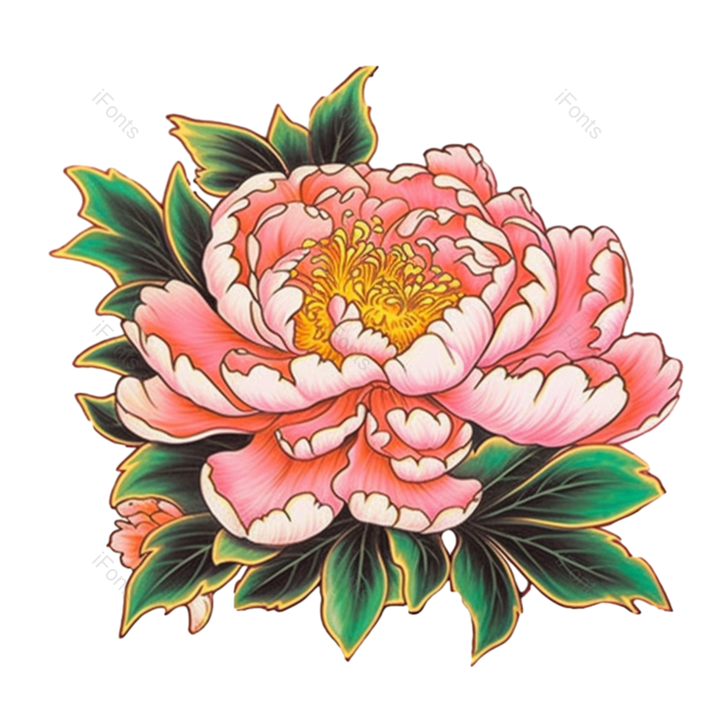 鲜花背景图片,鲜花边框元素,PNG,免抠素材